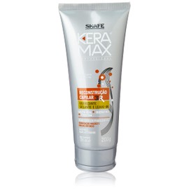 Skafe - Linha Keramax (Reconstrucao Capilar) - Desfrizante Selante e Leave In 200 Gr - (Keramax (Hair Reconstruction) Collection - Antifrizz Sealant Cream and Leave In Net 7.05 Oz)