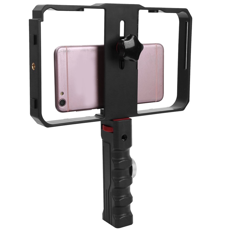 Universal Mobile Phone Handheld Cage Phone Stabilizer Live Shooting Follow