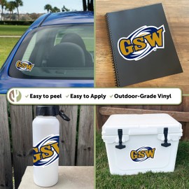Desert Cactus Georgia Southwestern State University Sticker GSW Hurricanes Vinyl Decal Laptop Water Bottle Car Scrapbook (IND 00019a)