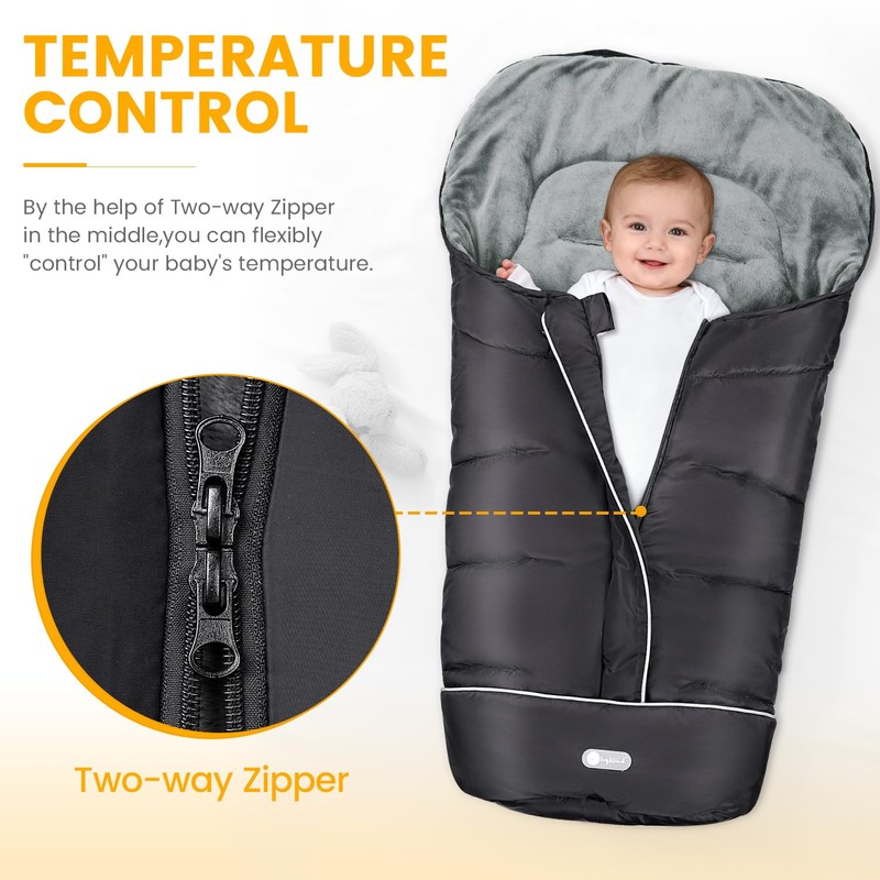 IvyWind Warm Bunting Bag Universal, Stroller Sleeping Bag Cold Weather,