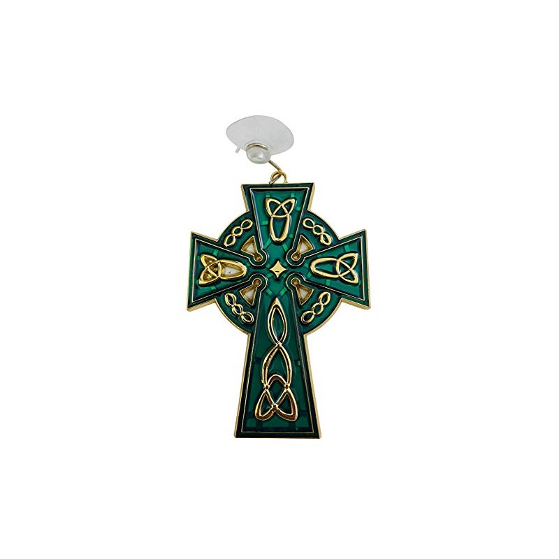 Celtic Cross Suncatcher Irish Sun Catcher Window Decoration with Suction