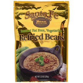 Santa Fe Instant Fat Free Vegetarian Refried Beans 7.25 Oz (Pack of 4)