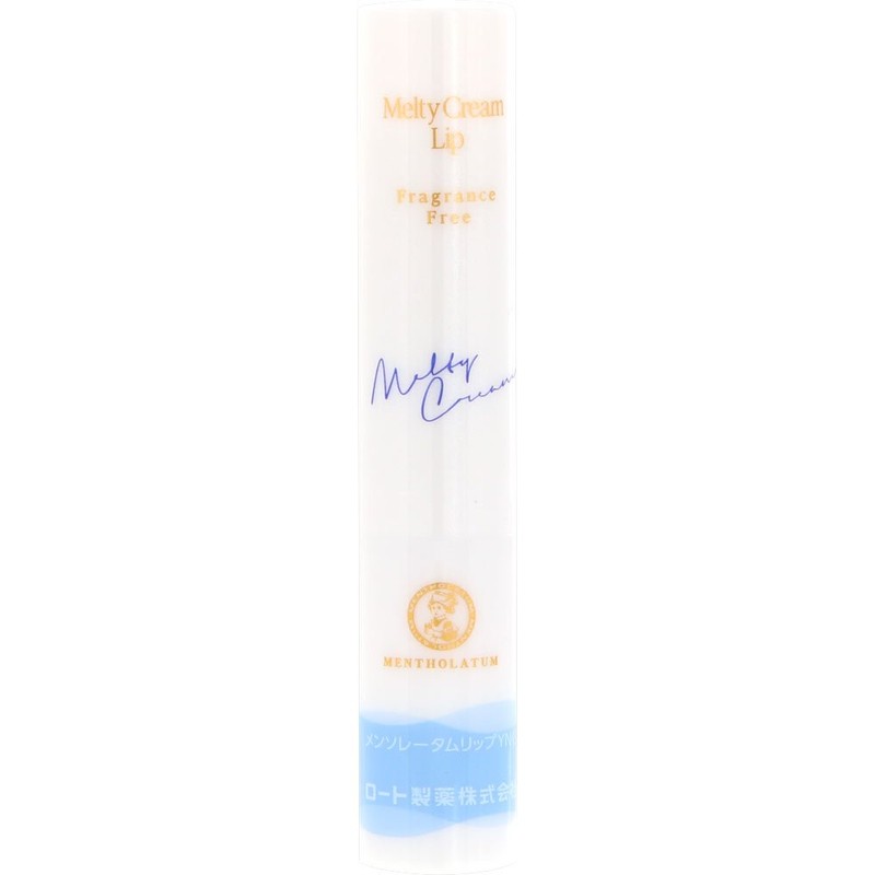 Mentholatum Lip Melty Cream Lip, Unscented, 0.08 oz (2.4 g),