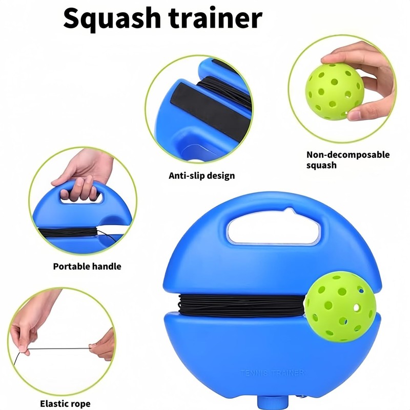 Wzenclave Pickleball Trainer Solo Practice Pickleball Rebounder with Adjustable String
