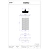 McAlpine BSW2 1.25" White Plastic Basin Waste - Backnut Model