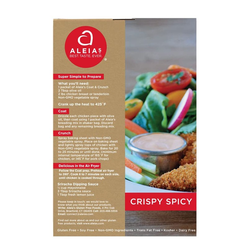 ALEIA'S BEST. TASTE. EVER. Crispy Spicy Coat & Crunch -
