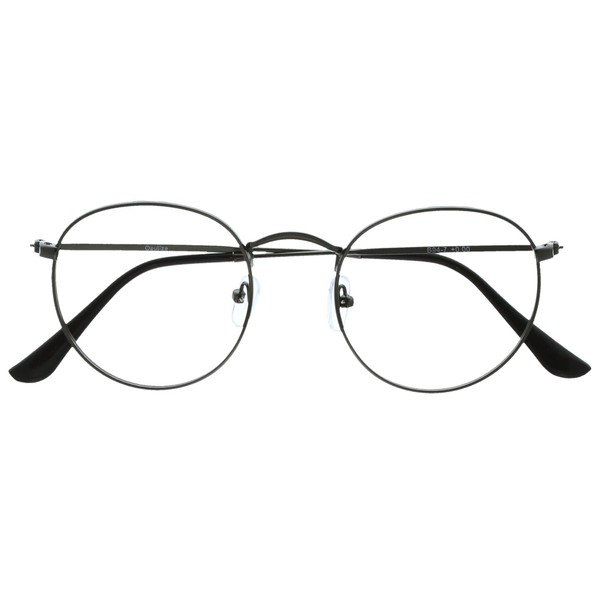OPULIZE-Sol Gafas de bloqueo de luz azul Cool Metal Retro