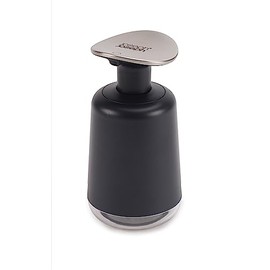 Joseph Joseph Presto Hygienic Bathroom Soap pump dispenser, refillable â Grey/ Stainless Steel