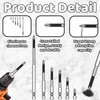 Magnetic Drill Bits,Bit Set,6 Pcs Anti-Slip Magnetic Durability Bits Set
