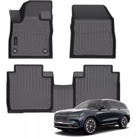 All Weather Floor Mats Custom Fit for Lincoln Nautilus 2024 2025 TPE Liner Trunk