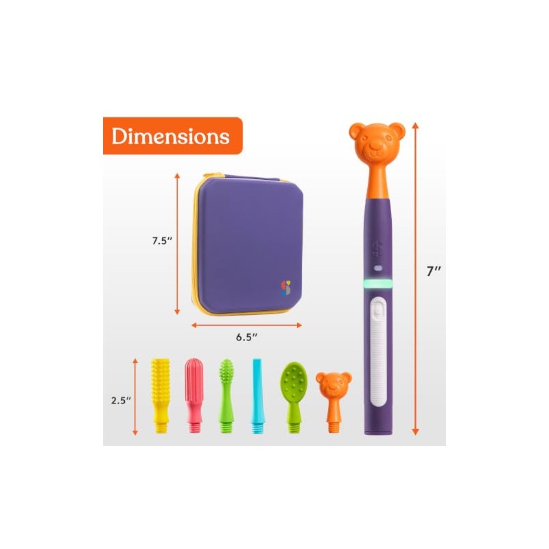 Special Supplies Buzz Buddy Oral Stimulation kit with 6 Soft