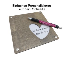 Geldgeschenk in Holzdekor I Hochzeitsgeschenke I Geburtstag I Taufe I Weihnachten I Geldgeschenke I Geldverpackung I Geschenk I Geld von Herzen verschenken (LASS DICH FEIERN)