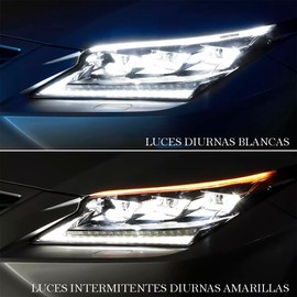 Tiras LED Secuenciales De 60CM Para Direccionales De Carro Pack De 2 Unidades De Alta Potencia Instalación Sencilla Y Flexible Aumenta La Seguridad Y El Diseño Moderno De Tu Vehículo (BLANCO)