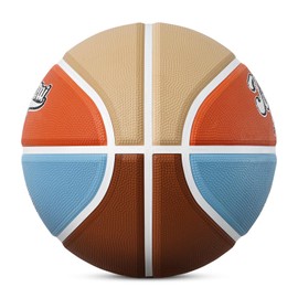 Kuangmi - Balón de Baloncesto Americano clásico, tamaño 7 (29.5 Pulgadas), Estilo Retro y Casual, Hecho para Juegos de Baloncesto para Interiores y Exteriores (Azul + Naranja)