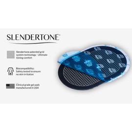 Slendertone Replacement Gel Pads for All Slendertone Abdominal Belts, 1 Set (3 Gel Pads)