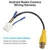zenoruslky 10 Pin Backup Camera Cable Android Radio RCA Cable