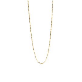 Purelei® Petal Necklace - 18K Gold Plated Stainless Steel Chain - Filigree Link Chain for Women - Charm Compatible - 50-55cm Length - Available in Gold, Silver & Rose Gold, Stainless Steel, Abalone