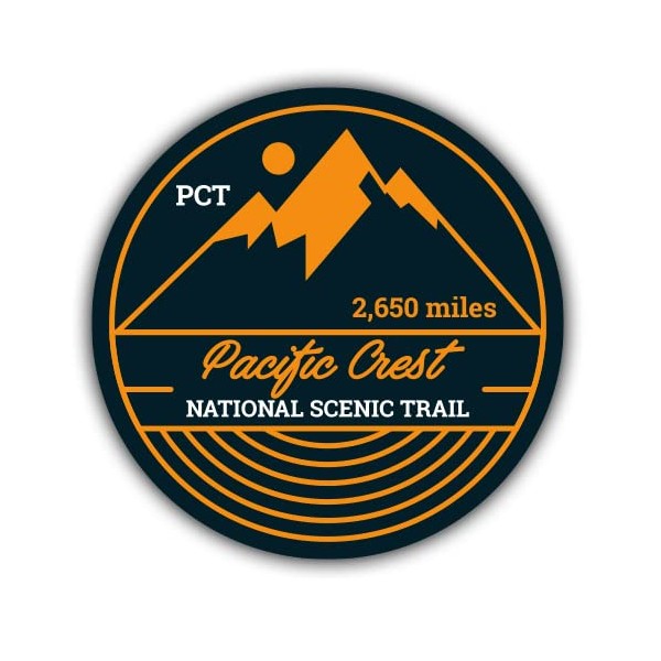 Squiddy Pacific Crest Trail National Scenic Trail PCT - Vinyl