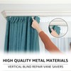 12 Piece Vertical Blind Repair Vane Savers,Window Blinds Replacement, for