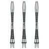 WINMAU Triad Aluminium Black Medium Dart Shafts (Shafts) - 1