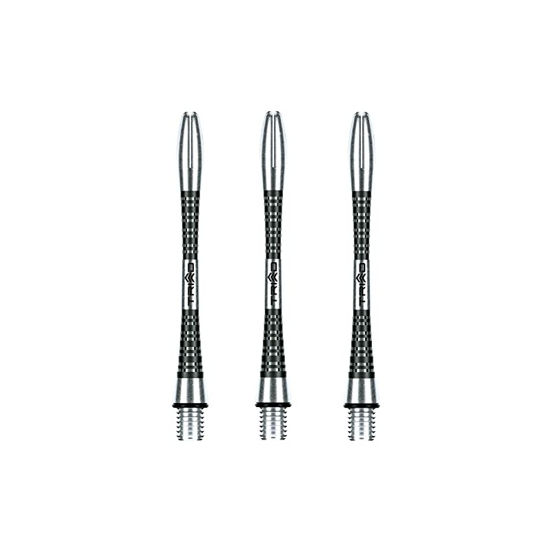 WINMAU Triad Aluminium Black Medium Dart Shafts (Shafts) - 1