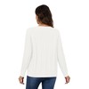 LILBETTER Womens Cable Knit Long Sleeve Crewneck Button Down Open