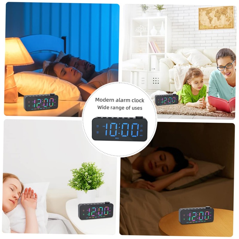 CIYODO Led Display Digital Clock Large Screen Modern Alarm Clock