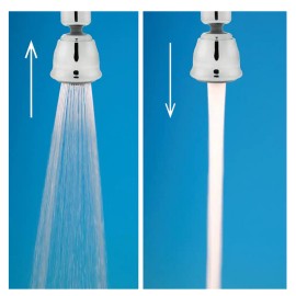 Neoperl Chrome Bubble Stream Flotalia Classic Double Swivel Dual Thread 1.8 gpm