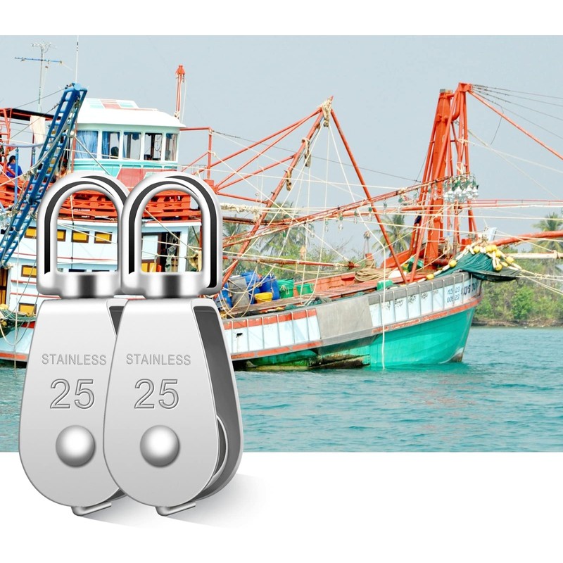 Lissey Pulley Swivel Stainless Steel Rope Pulley Wire Pulley Indoor
