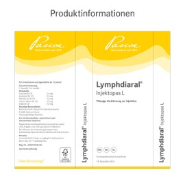Pascoe Lymphdiaral Injectopaz L, Complex Agent for Injection - 10 x 2 ml