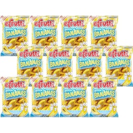 eFrutti Gummi Candy 3.5oz Bags (Bunch of Bananas), 12-Pack