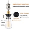 TWDRTDD Indoor/Outdoor Dusk-to-Dawn Light Control Socket,Automatic Dusk to Dawn Light