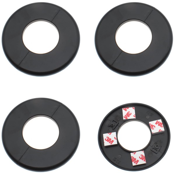 OZXNO ID 1.0" ABS Wall Split Flange 4 Pcs Split