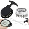 Windance Aluminum Pull Recoil Starter Assembly with Flywheel Replacement for