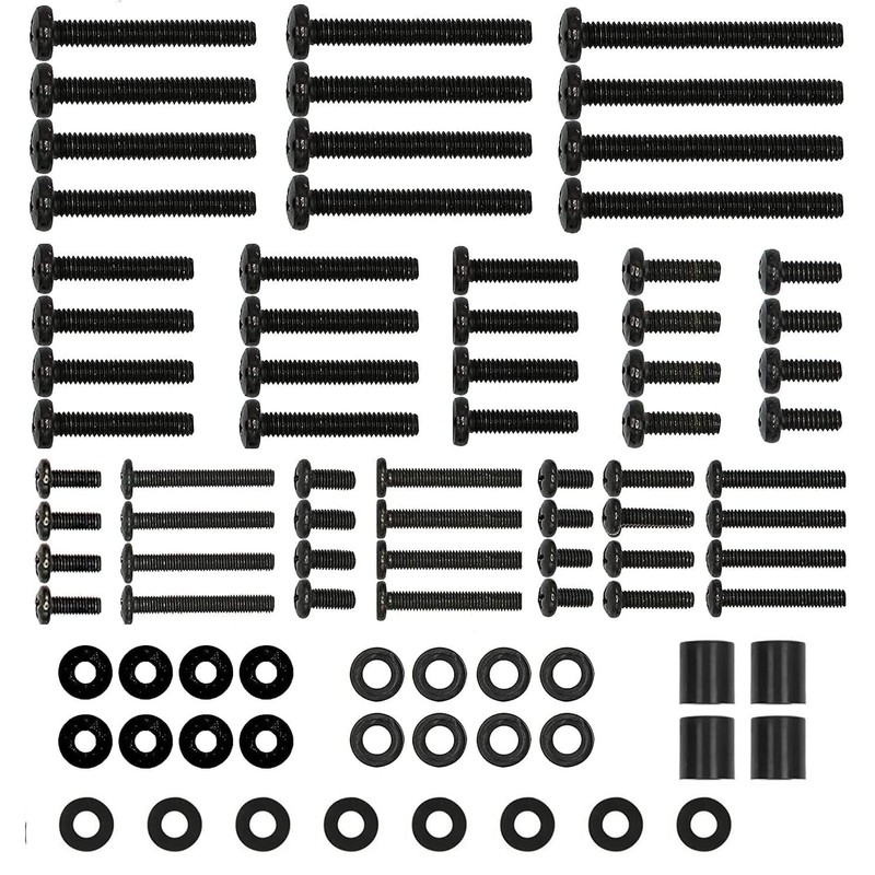 BuFan Kit Universal de Tornillos Montaje TV, Compatible con La