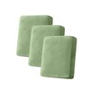 Taque Couch Cover Stretch Velvet Sofa Cushion Cover 3-Piece -