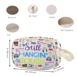 Lywjyb Birdgot Vintage Music Group Clear Makeup Bag Music Band Fans Gift 90s Musics Lover Gift (Still Hangin Cbag)