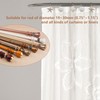 12-Pack Coastal Shower Curtain Hooks – Decorative Seashell, Starfish &
