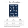 Shark Blanket Soft Warm Shark Throw Blanket for Couch Lightweight