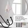 2 Pcs Small Curtain Tie Backs Hooks with 4 Pcs