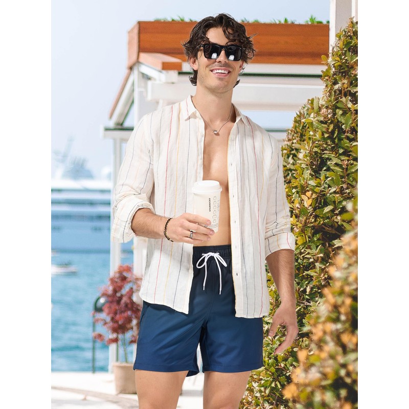Arcweg Swimming Shorts Men with Mesh Lining Swim Shorts Quick