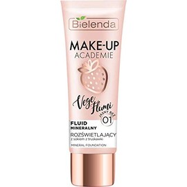 BIELENDA MAKE-UP ACADEMIE VEGE FLUMI Mineral Fluid, Brightening Light Beige 01, 30 g
