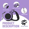 LIEVUIKEN Retractable Dog Leash Automatic Telescopic Tractor Dog Tape, Pet