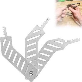 Comb Lock Picks Set, 3-in-1 Portable Stainless Steel Lock Picking Kit, Multifunctional Hand Tool for Firefighters, Emergency, and Professional Use