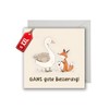 WBdesignz XXL Greeting Card with Envelope - Goose Get Well