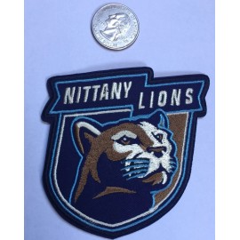 Penn State University  Nittany Lions Vintage Embroidered Iron On Patch  3"x 3"