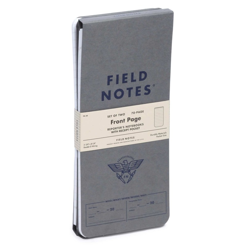 Field Notes - Front Page 2-Pack of Reporter's Notebooks -