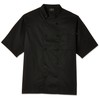Chef Code Men's Short Sleeve Unisex Classic Chef Coat, Black,