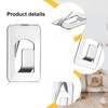 72 Pieces Cubicle Hooks Fabric Panel Wall Hooks Fabric Cubicle