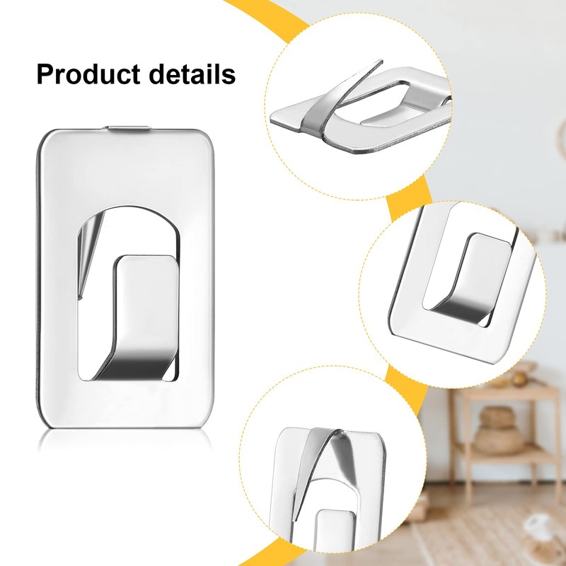 72 Pieces Cubicle Hooks Fabric Panel Wall Hooks Fabric Cubicle